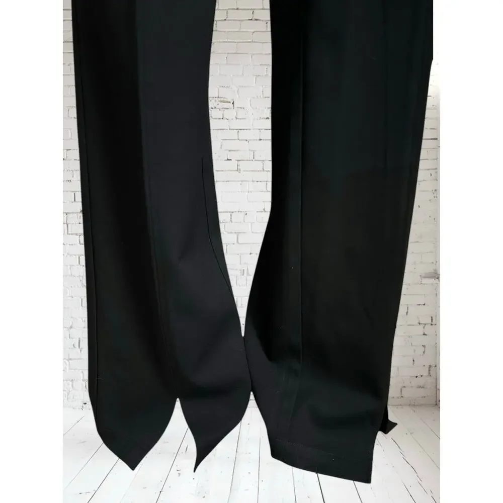 St. John Womens Classic Stretchy Black Straight Leg Long Career Pants Size 12 - Picture 4 of 10